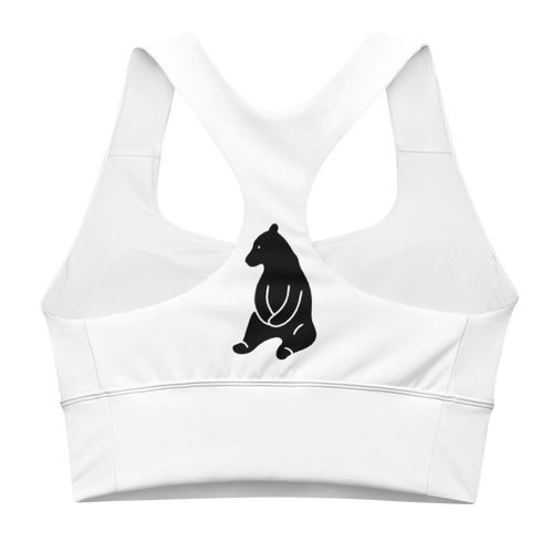 All-Over Print Recycled Longline Sports Bra